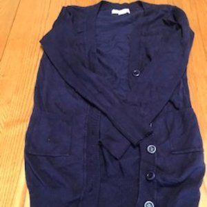 Navy blue cardigan